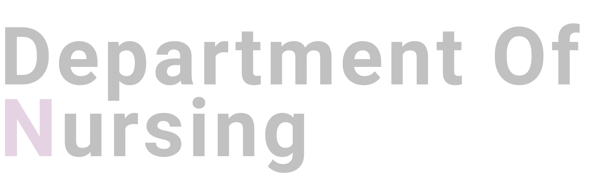 Department Of Nursing